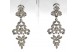 Pendientes plata rodio circonitas