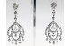 Pendientes plata rodio circonitas gota