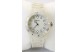 RELOJ PLASTICO BEIGE ENTERO CORREA CAUCHO