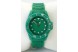 RELOJ PLASTICO VERDE ENTERO CORREA CAUCHO
